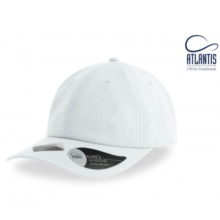 Καπέλο εξάφυλλο τζόκεϊ (Atl ENERGY) λευκό